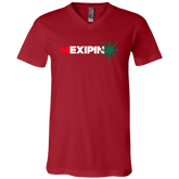 Mexipino with Sun Unisex Jersey V-Neck T-Shirt